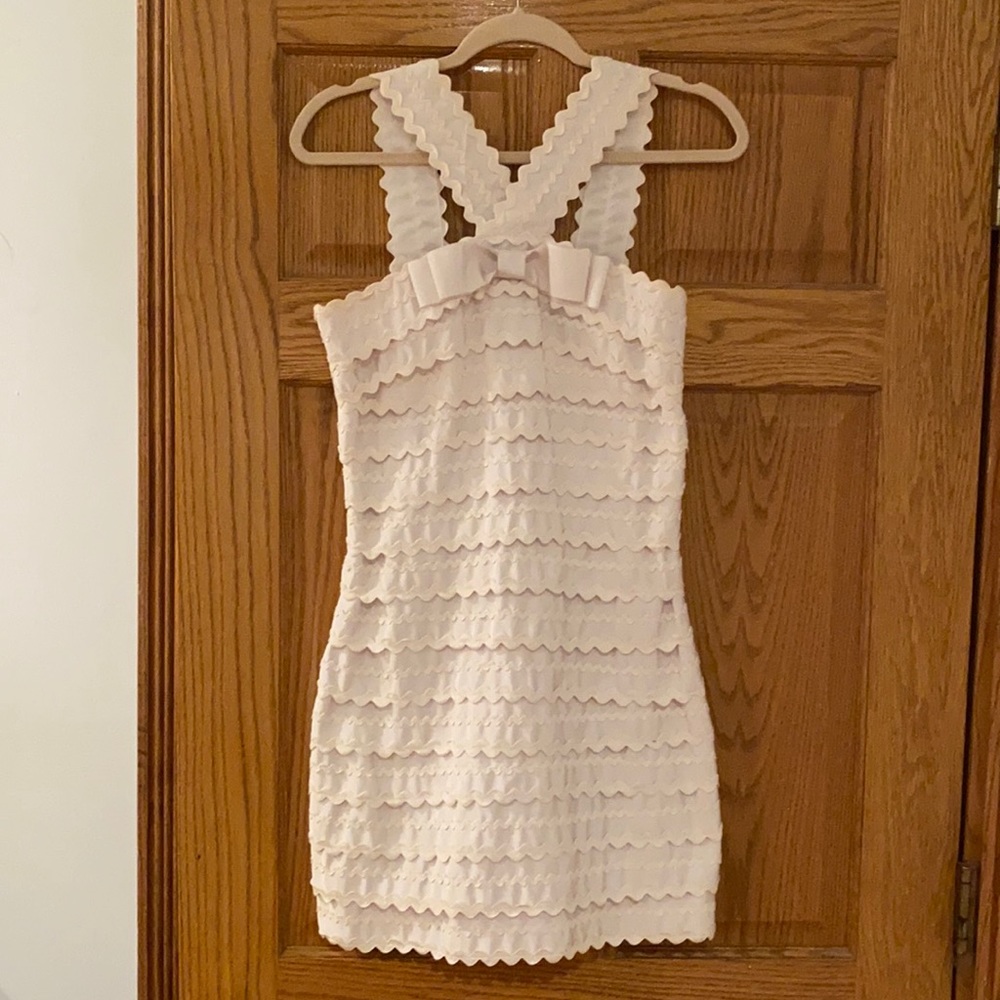 Marc jacobs ivory dress (white party gossip girl)